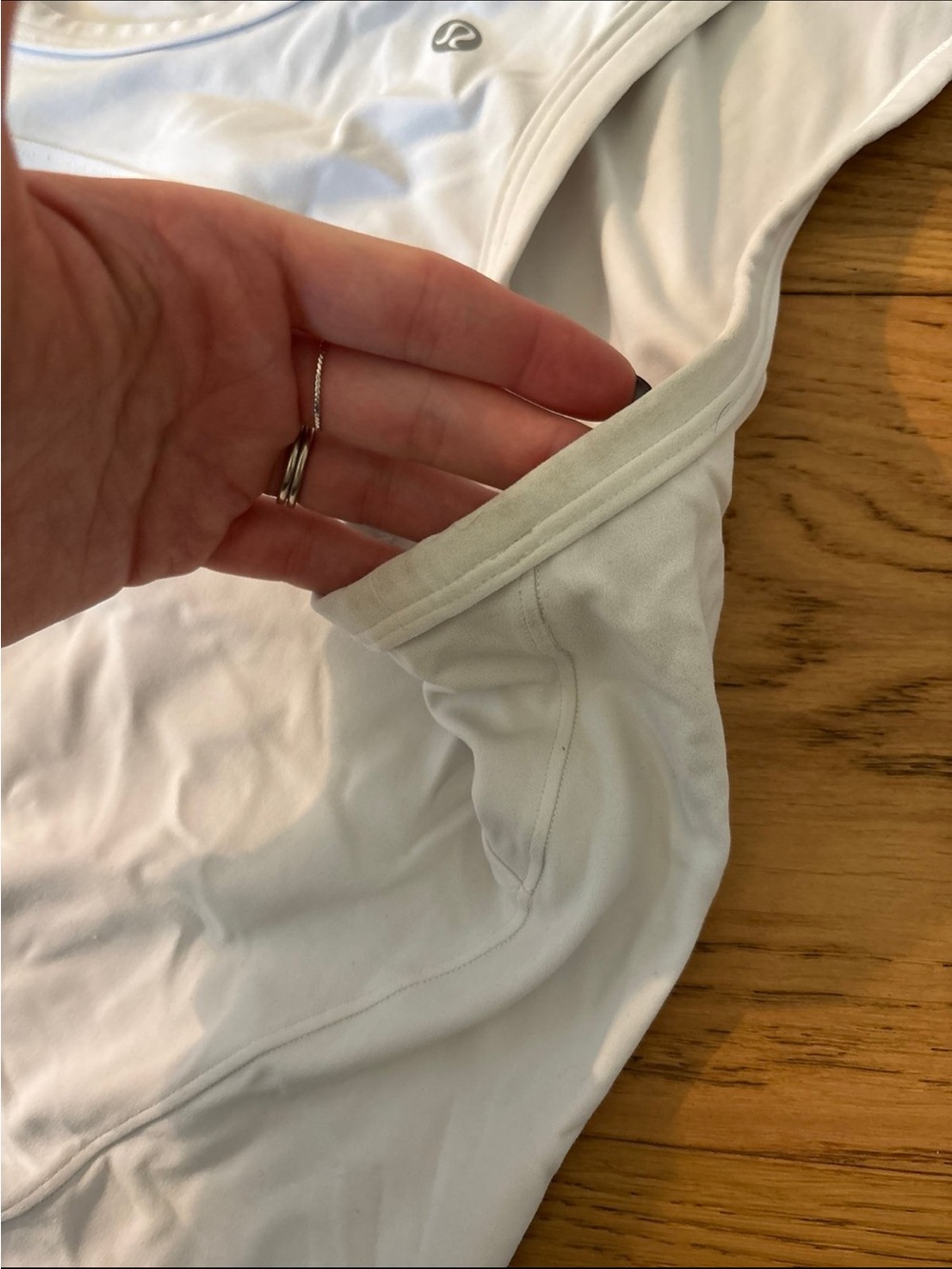 Lululemon White Racerback Tank Top - Picture 4 of 4
